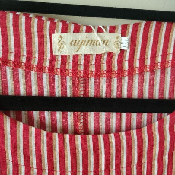 New Ayiman Midi Dress Stripe XXL - Picture 11 of 12